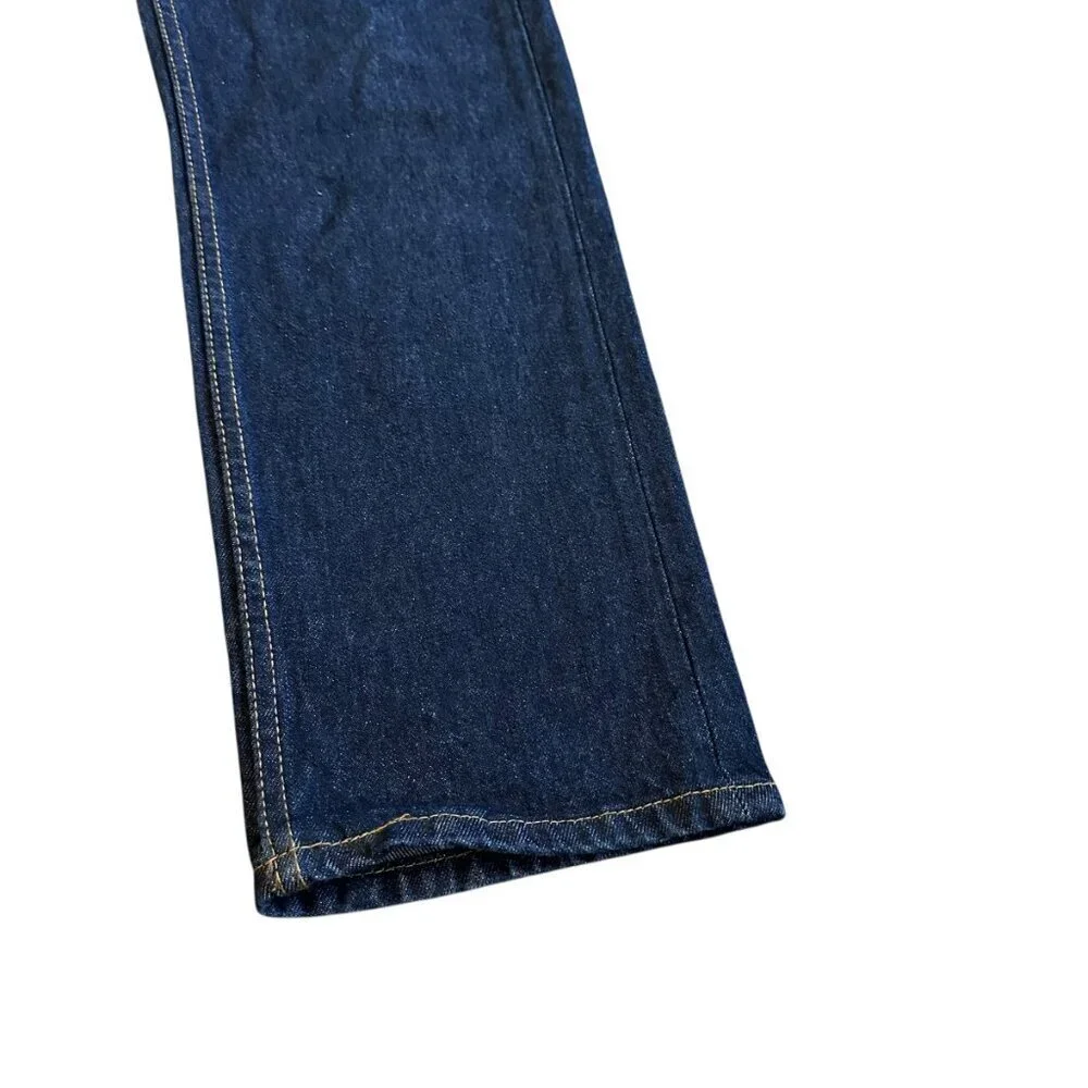 Levi's 505 Dark Wash Denim Jeans Regular Fit Straight Leg Size 33 x 30 Mens NWOT